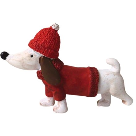 Sausage Dog Deco,12.5cm