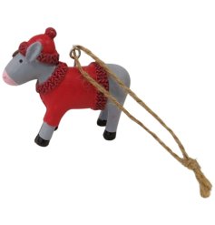 Donkey Tree Decoration, 5.5cm 