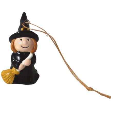 Witch Tree Decoration, 7cm 