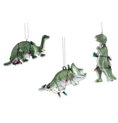 3/A Dinosaur with String Lights Hangers, 10.5cm 
