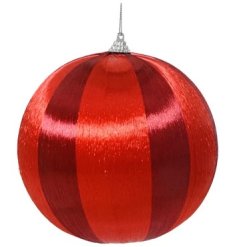 Red Shiny Bauble, 6cm 