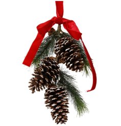 Pinecone Tree Hanger, 36cm 