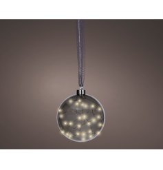 Indoor Bo LED Sparkle Ball Deco, 14cm 