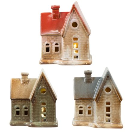 12cm Indoor LED House Deco, 4/A 