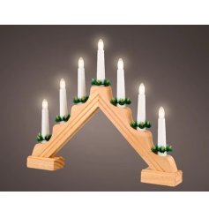 Indoor LED Window Candle Deco, 39.5cm 