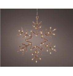 Micro LED Indoor Snowflake, 38cm 