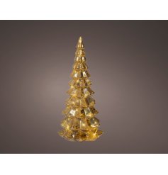 Gold Micro LED Indoor Tree, 32cm 