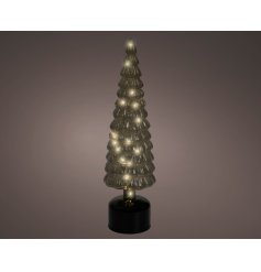 Indoor LED Rotating Flashing Tree, 39cm 