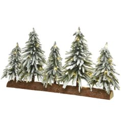 Indoor Snowy Micro LED Table Piece, 65cm 