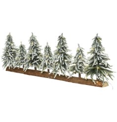 Indoor LED Snowy Tree Tablepiece, 105cm