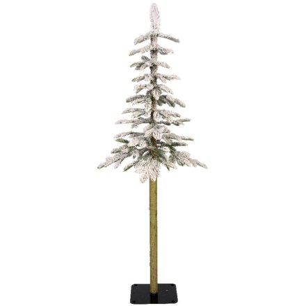 Snowy Alpine Fir Tree, 150cm 