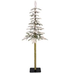 Artificial Snowy Alpine Fir Tree, 150cm 