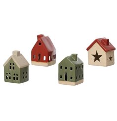 4/A House Candle Holder, 11cm 