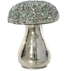 Large Beads Mushroom Deco, 14cm 