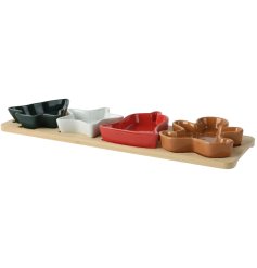 Xmas Shaped Tapas Set, 39cm 