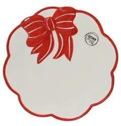 Elevate your breakfast game with our exquisite Breakfast Plate Dolomite Bows