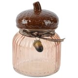 Bring a touch of nature into your kitchen with our beautifully designed Storage Jar Glass Acorn. 