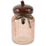 Bring the beauty of nature into your kitchen with our acorn-shaped Storage Jar 