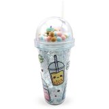 Sip in style with our Foodiemals Bubble Tea Cup & Straw! 