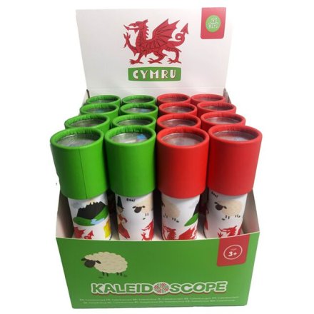 2/A Welsh Dragon Wales (Cymru) Kaleidoscope, 19cm 