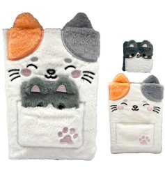 Unleash your child's creativity with our newest addition, Adoramals Lola The Cat Plush Notebook 