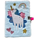 Unlock your creativity and keep your thoughts safe with our Unicorn Magic Plush Lockable Notebook. 