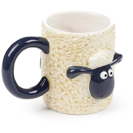 Sip in style with our adorable Shaun The Sheep Ceramic Shaped Mug,