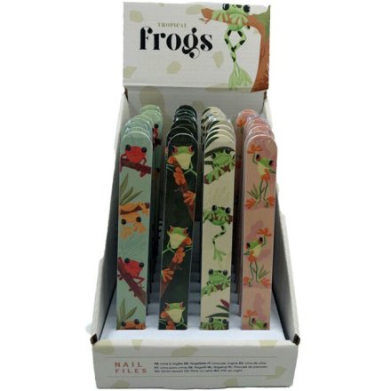 4A Tropical Frogs Nail File, 18cm