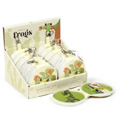 Get your nails hopping with our Tropical Frogs 5 Piece Round Manicure Set!.