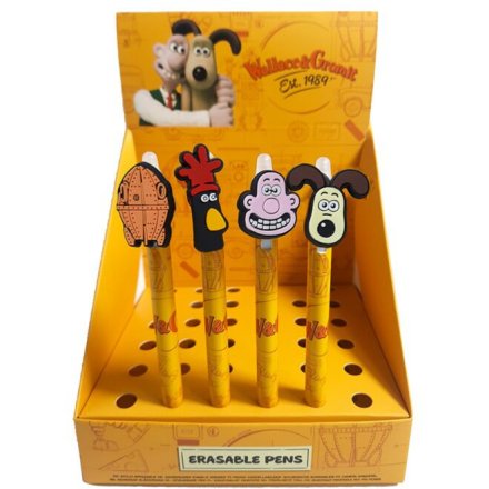 Inkredible Erasable Pen with PVC Wallace & Gromit Topper, 4A