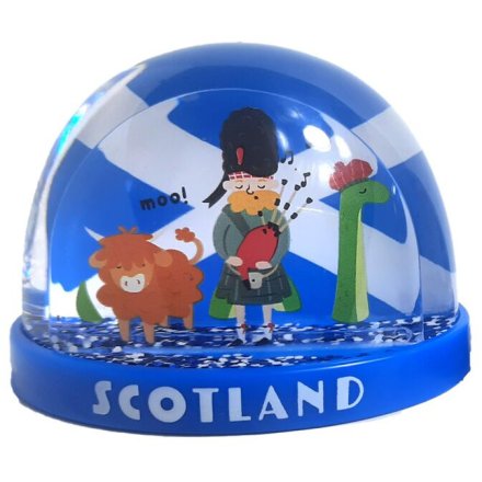 Scotland Souvenir Glitter Snow Storm, 7cm 