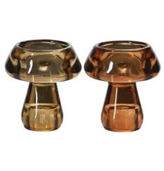 mushroom design candle holders 