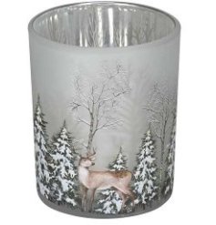 Forrest Storm Candle Lamp, 8.5cm 