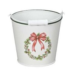 Bucket Bow Wreath, 13.5cm 