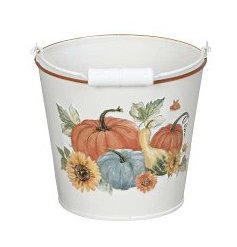 Pumkin Design Bucket, 13.5cm 