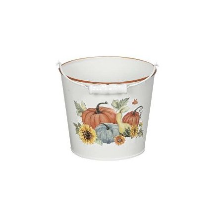 Autumnal Bucket Planter 15cm
