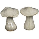 2/A Glazed Mushroom Deco, 10cm 