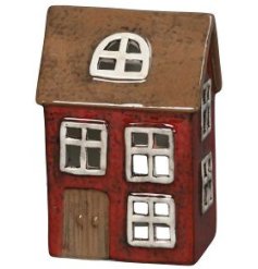 T-Light Candle House, 14cm 