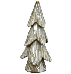Glazed Tree Ornament, 19.5cm 