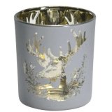 8cm Gold Deer Candle Holder