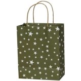Xmas Paper Bag Stars 20cm