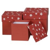 Red Star Storage Box Set of 3