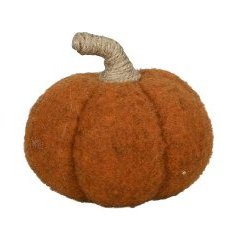 Create a rustic Autumnal space with this on trend pumpkin oozing burnt orange colours and topped with a jute stalk.