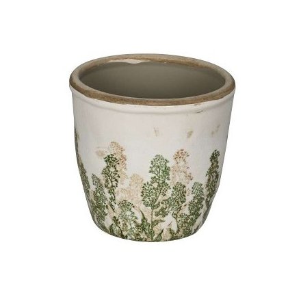 Tree Design Planter, 14cm 