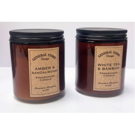 2/a General Store Glass Candles