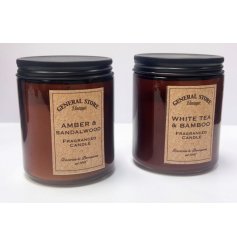 2/a General Store Glass Candles