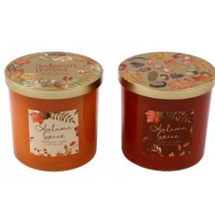 2/a Autumn Spice Candles 10cm