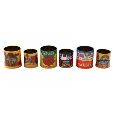 Set of 2 Vintage Storage Tins 3/a