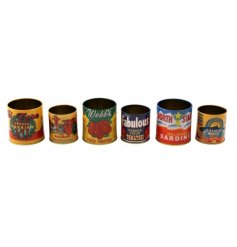 Set of 2 Vintage Storage Tins 3/a