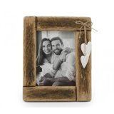 5x7" Wooden Photo Frame W/hearts